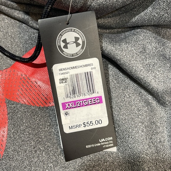 Under Armour Men's Armour Fleece Big-Logo Hoodie - Picture 6 of 7